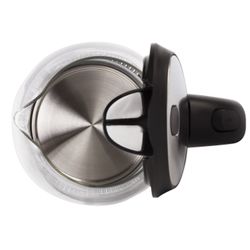 TEApot SONNEN KT-201, 1.7 litres, 2200 w, closed heating element, glass, lighting, black