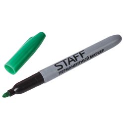 Permanentmarker (unlöschbar) STAFF "EVERYDAY", GRÜN, ergonomisches Gehäuse, Rundspitze 2 mm