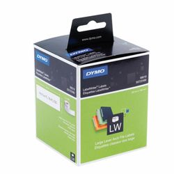 Cartridge for label printers DYMO Label Writer, label 190x59 mm, roll, 110 pcs / roll, for filing folders