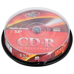 VS / Discs CD-R 700 Mb 52x Cake Box, SET 10 pcs.