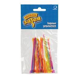 FUNNY ZATEYA / Festive lance for canapes "Heart", set of 30 pcs., Plastic, 9 cm, in a package with euro hanger