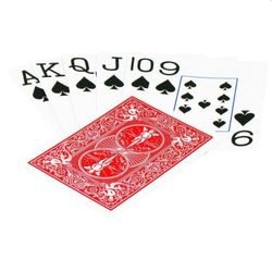 GamesDealer / Thẻ "Xe đạp Pinochle Jumbo Index Đỏ / Xanh dương"