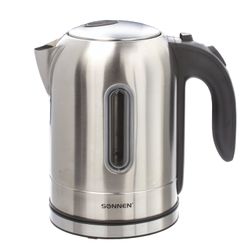 TEApot SONNEN KT-1755, 1.7 litres, 2200 w, closed heating element, stainless steel