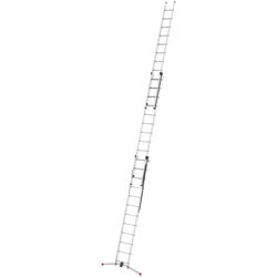 Stepladder aluminum S100 ProfiLOT 3x12 steps, Hailo