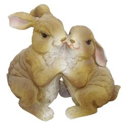 Ремеко / Decorative garden figure "Two Bunnies" L30W16H24cm