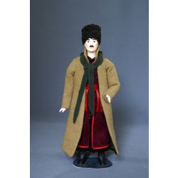 Потешный промысел / Bambola ricordo "Costume invernale maschile. Cosacchi, metà del XIX secolo"