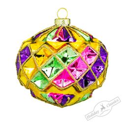 Holiday Classics / Ball "Golden mesh", 6 pieces