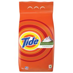 Detergente em pó automático 9 kg, TIDE (Tide) "Frescura Alpina"