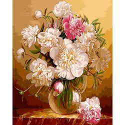 Опт-картина / Painting by numbers 40x50 Bouquet