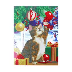 Школа талантов / Diamond embroidery "Cat at the tree"