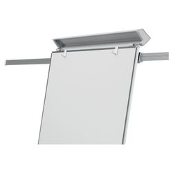 Whiteboard-flipchart magnetic marker (70x100 cm), mobile, NOBO "Piranha Mobile" (ACCO Brands USA)