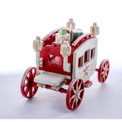 Toy Christmas tree "Carriage covered" 3020 Red Classic