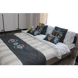 LA`AL Textiles / Bed runner - gray (c)