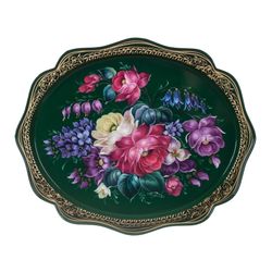 Жостово / Articulated Zhostovo tray 38x30 cm