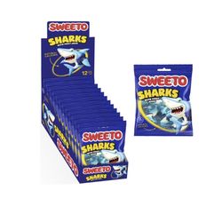 Конфитрейд / Doces de frutas em sacos TUBARÕES TUBARÕES DOCE 1kor * 6bl * 12pcs 80 gr.