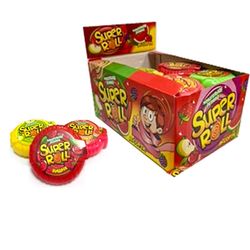 Конфитрейд / Gomme da masticare "SUPER ROLL" assortite 1kor * 16bl * 24pz 12gr