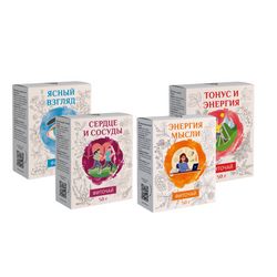 Алтайский Нектар / Herbal tea set "Be healthy!", 4 pcs