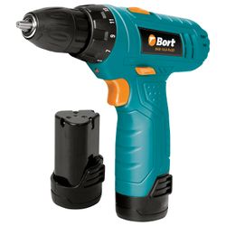 Drill screwdriver battery, 10.8 B, Li-Ion, 1350 rpm, 2 batteries, BORT BAB-10.8
