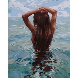Опт-картина / Malen nach Zahlen 40x50 Eintauchen in Wasser