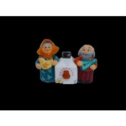 Ковровская глиняная игрушка / Figurine "Stove. Ryaba Chicken", small