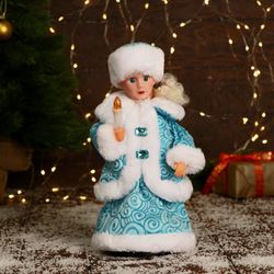 Зимнее волшебство / Doll "Snow Maiden, diamond button"