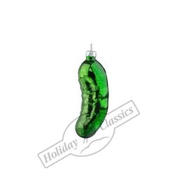 Holiday Classics / Christmas toy "Green cucumber", 6 pieces