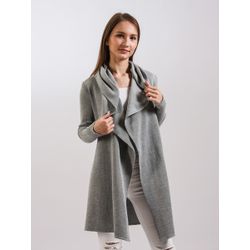 Longline cardigan with hood