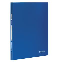 BRAUBERG मानक धातु साइड क्लिप, नीला, 100 शीट तक, 0.6 मिमी