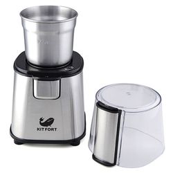 KITFORT CT-1315, 180 W, 60g capacity, metal, silver