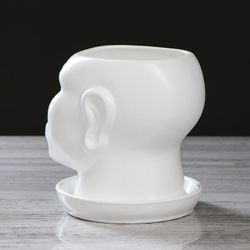 Керамика ручной работы / Planter "African head" 1.4 l