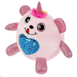 Мульти-Пульти / Multi-Multi / Soft toy "Round with sequins in the heart"