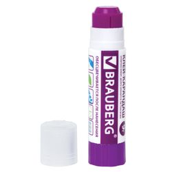 Glue stick BRAUBERG, 9 g, obestsvechivaya after drying
