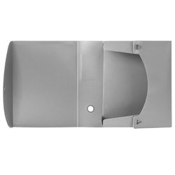The box is archival (330х245 mm), 100 mm, plastic, collapsible, up to 900 sheets, gray, 0.9 mm, BRAUBERG Energy