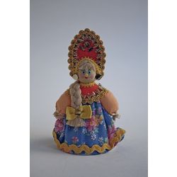 Потешный промысел / Souvenir nursery rhyme doll "Girl in folk costume"
