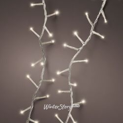 Kaemingk / Светодиодная гирлянда нить Lumineo Snake 16 м, 750 теплых белых LED ламп, прозрачный ПВХ, диммер, таймер, IP44