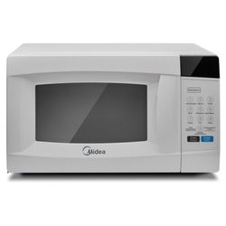 MIDEA EM720CKE 20 litre microwave, 700 watt power, touch control, display, white