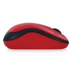 LOGITECH / Wireless mouse M220, 2 buttons + 1 wheel-button, optical, red-black
