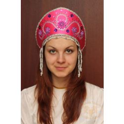 Русский народный костюм  / Kokoshnik "Alina", 11 cm