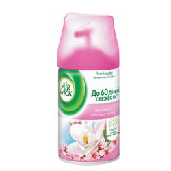 Replacement cylinder 250 ml AIRWICK "Magnolia and cherry", automatic air fresheners, universal