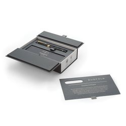 Fountain pen PARKER "Duofold Centennial Black GT Classic" case, black-plated details, black