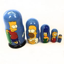 Хохлома Оптом / Matryoshka "the Simpsons" 5 dolls