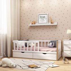 Dreams Store / Basic bed beech with natural uprights