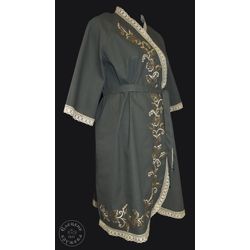 Елецкие кружева / Yelets lace / Women's linen robe with embroidery
