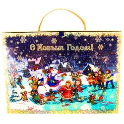 Packaging Suitcase "Christmas fun" capacity 1600g.