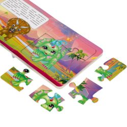 Умка / Umka / Book with puzzles "Dinosaurs"