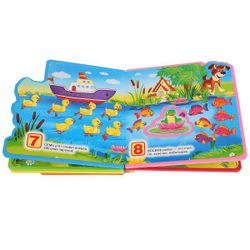 Умка / Umka / Book with bookmarks and puzzles "M. Druzhinina Learning numbers"
