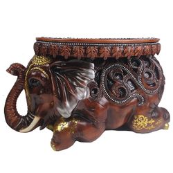 Ремеко / Oggetto decorativo "Elefante" (colore marrone) L55W22H32cm