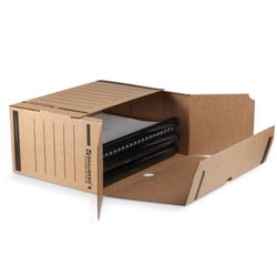 Hộp lưu trữ có van A4 (260x325 mm), 150 mm, lên đến 1400 tờ, các tông dày đặc, vi sóng, BRAUBERG