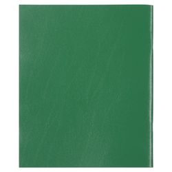 STAFF / Notebook bumvinyl, A5, 96 l., Bracket, offset No. 2 ECONOMY, cage, with fields, GREEN / 20 pcs.