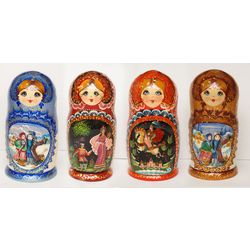 Лаврово / Matrioska 5 posti Soggetto - Souvenir